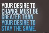 desire to change
